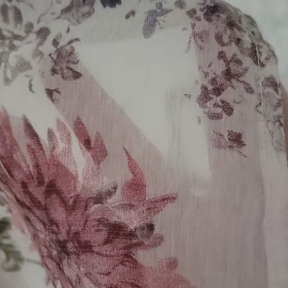 Aratta Silent Journey Sheer Light weight Blouse Sz Med5 - Picture 5 of 8